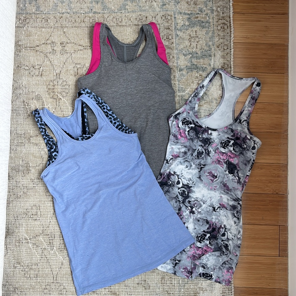 Bundle of Lululemon tops, Size 2